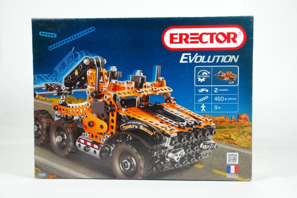 MECCANO ERECTOR EVOLUTION Tow/Dump Truck Toy Building Set - 460+ Pieces #7200 