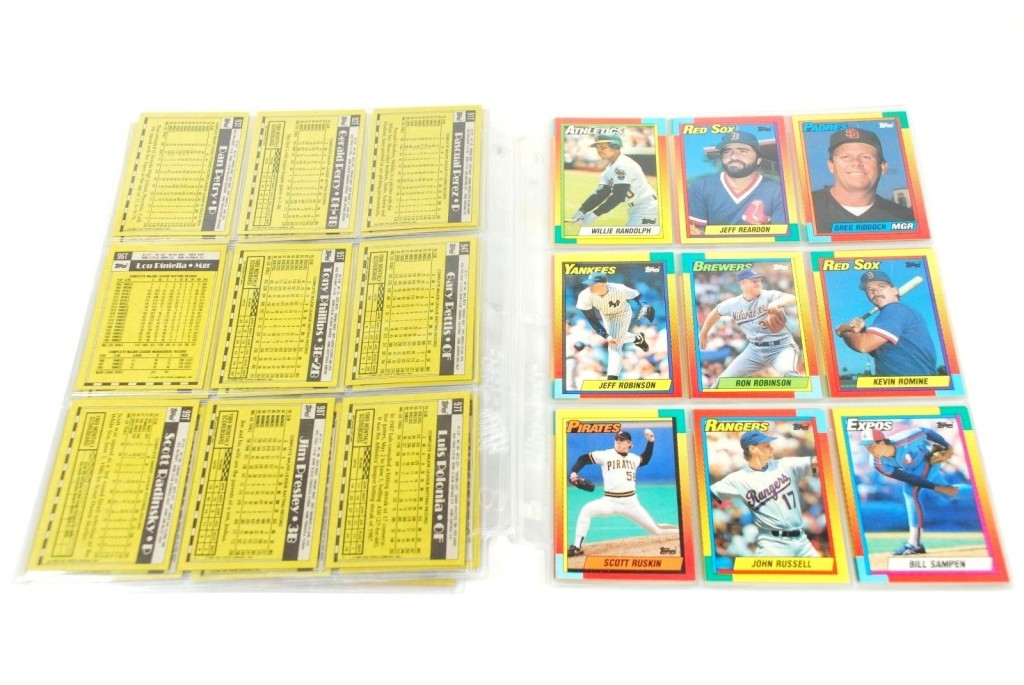 1990 Topps Baseball Card Traded Complete Set and 1991 Near Complete Set (Ungraded)